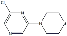 4-(6-CHLORO-PYRAZIN-2-YL)-THIOMORPHOLINE Struktur