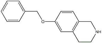 6-BENZYLOXY-1,2,3,4-TETRAHYDROISOQUINOLIN Struktur