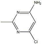 6-CHLORO-2-METHYL-PYRIMIDIN-4-YL-AMINE Struktur