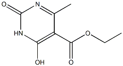 ETHYL 6-HYDROXY-4-METHYL-2-OXO-1,2-DIHYDROPYRIMIDINE-5-CARBOXYLATE Struktur