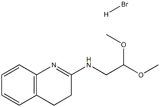 N-(2,2-DIMETHOXYETHYL)-3,4-DIHYDROQUINOLIN-2-AMINE HYDROBROMIDE Struktur