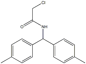 N-[BIS(4-METHYLPHENYL)METHYL]-2-CHLOROACETAMIDE Struktur