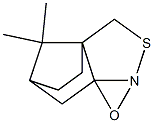 11,11-dimethyl-5-oxa-3-thia-4-azatetracyclo[6.2.1.0~1,6~.0~4,6~]undecane Struktur