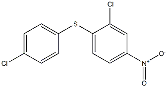 2-chloro-1-[(4-chlorophenyl)thio]-4-nitrobenzene Struktur