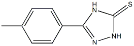 3-(4-methylphenyl)-4,5-dihydro-1H-1,2,4-triazole-5-thione Struktur