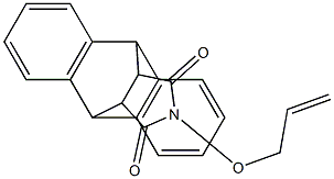 17-(allyloxy)-17-azapentacyclo[6.6.5.0~2,7~.0~9,14~.0~15,19~]nonadeca-2(7),3,5,9(14),10,12-hexaene-16,18-dione Struktur