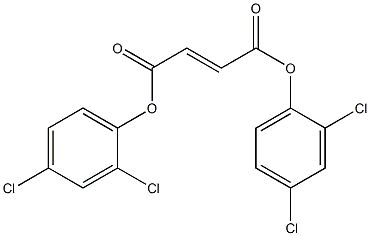 di(2,4-dichlorophenyl) but-2-enedioate Struktur