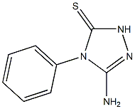 3-amino-4-phenyl-4,5-dihydro-1H-1,2,4-triazole-5-thione Struktur