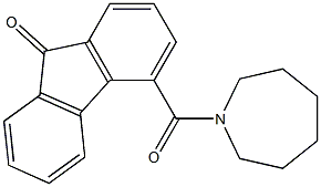 4-(azepan-1-ylcarbonyl)-9H-fluoren-9-one Struktur