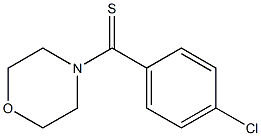 (4-chlorophenyl)(morpholino)methanethione Struktur