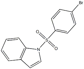 1-[(4-bromophenyl)sulfonyl]-1H-indole Struktur