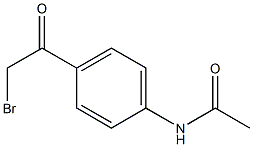 N1-[4-(2-bromoacetyl)phenyl]acetamide Struktur