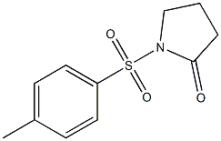 1-[(4-methylphenyl)sulfonyl]pyrrolidin-2-one Struktur