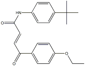 (E)-N-[4-(tert-butyl)phenyl]-4-(4-ethoxyphenyl)-4-oxo-2-butenamide Struktur