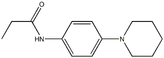 N-(4-piperidinophenyl)propanamide Struktur