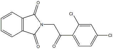 2-[2-(2,4-dichlorophenyl)-2-oxoethyl]-1H-isoindole-1,3(2H)-dione Struktur