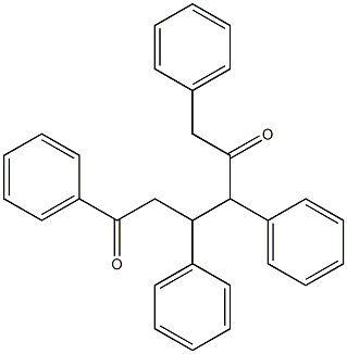 1,3,4,6-tetraphenylhexane-1,5-dione Struktur