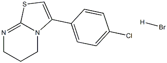 3-(4-chlorophenyl)-6,7-dihydro-5H-pyrimido[2,1-b][1,3]thiazole hydrobromide Struktur