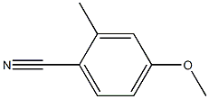 4-methoxy-2-methylbenzenecarbonitrile Struktur