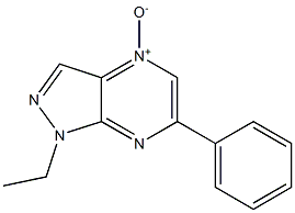 1-ethyl-6-phenyl-1H-pyrazolo[3,4-b]pyrazin-4-ium-4-olate Struktur