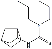 N'-bicyclo[2.2.1]hept-2-yl-N,N-dipropylthiourea Struktur