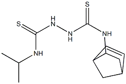 N1-bicyclo[2.2.1]hept-5-en-2-yl-N2-isopropylhydrazine-1,2-dicarbothioamide Struktur