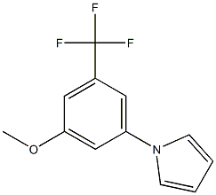 1-[3-methoxy-5-(trifluoromethyl)phenyl]-1H-pyrrole Struktur