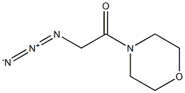 Azidoacetic acid morpholide Struktur