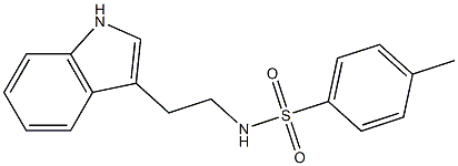 N-[2-(1H-indol-3-yl)ethyl]-4-methylbenzenesulfonamide Struktur