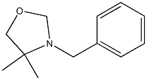 3-benzyl-4,4-dimethyl-1,3-oxazolane Struktur