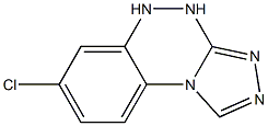 7-chloro-4,5-dihydrobenzo[e][1,2,4]triazolo[3,4-c][1,2,4]triazine Struktur