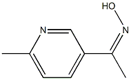 1-(6-methyl-3-pyridyl)ethan-1-one oxime Struktur