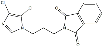 2-[3-(4,5-dichloro-1H-imidazol-1-yl)propyl]-1H-isoindole-1,3(2H)-dione Struktur