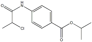 isopropyl 4-[(2-chloropropanoyl)amino]benzoate Struktur