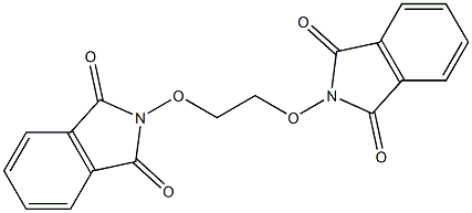 2-{2-[(1,3-dioxo-1,3-dihydro-2H-isoindol-2-yl)oxy]ethoxy}-1H-isoindole-1,3(2H)-dione Struktur