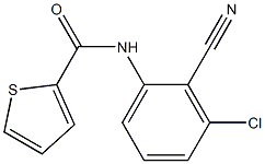 N2-(3-chloro-2-cyanophenyl)thiophene-2-carboxamide Struktur