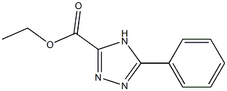 ethyl 5-phenyl-4H-1,2,4-triazole-3-carboxylate Struktur