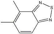 4,5-dimethyl-2,1,3-benzothiadiazole Struktur