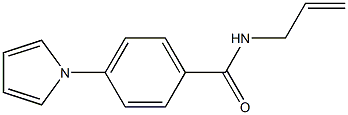 N-allyl-4-(1H-pyrrol-1-yl)benzenecarboxamide Struktur