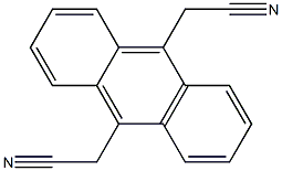 2-[10-(cyanomethyl)-9-anthryl]acetonitrile Struktur