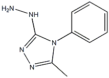 3-hydrazino-5-methyl-4-phenyl-4H-1,2,4-triazole Struktur