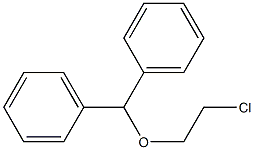 1-[(2-chloroethoxy)(phenyl)methyl]benzene Struktur