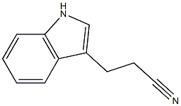 3-(1H-indol-3-yl)propanenitrile Struktur