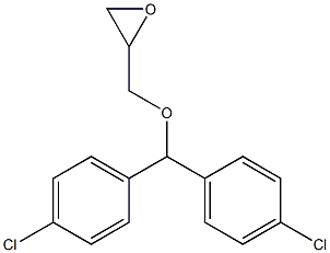 2-{[bis(4-chlorophenyl)methoxy]methyl}oxirane Struktur