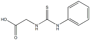 2-[(anilinocarbothioyl)amino]acetic acid Struktur