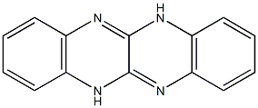 5,11-dihydroquinoxalino[2,3-b]quinoxaline Struktur