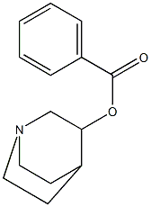 1-azabicyclo[2.2.2]oct-3-yl benzoate Struktur