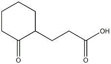 3-(2-oxocyclohexyl)propanoic acid Struktur