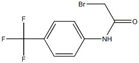 N1-[4-(trifluoromethyl)phenyl]-2-bromoacetamide Struktur