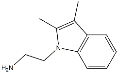 2-(2,3-dimethyl-1H-indol-1-yl)ethanamine Struktur